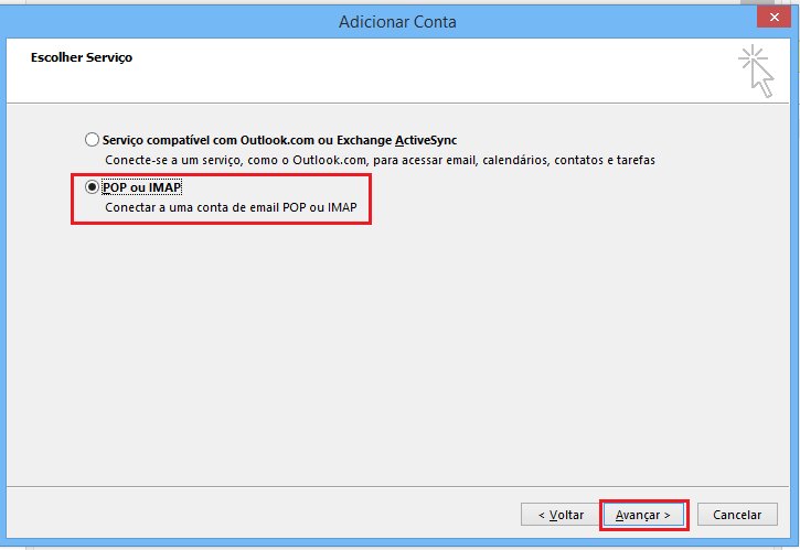 Passo 04 - Configuração de E-mail Outlook 2016